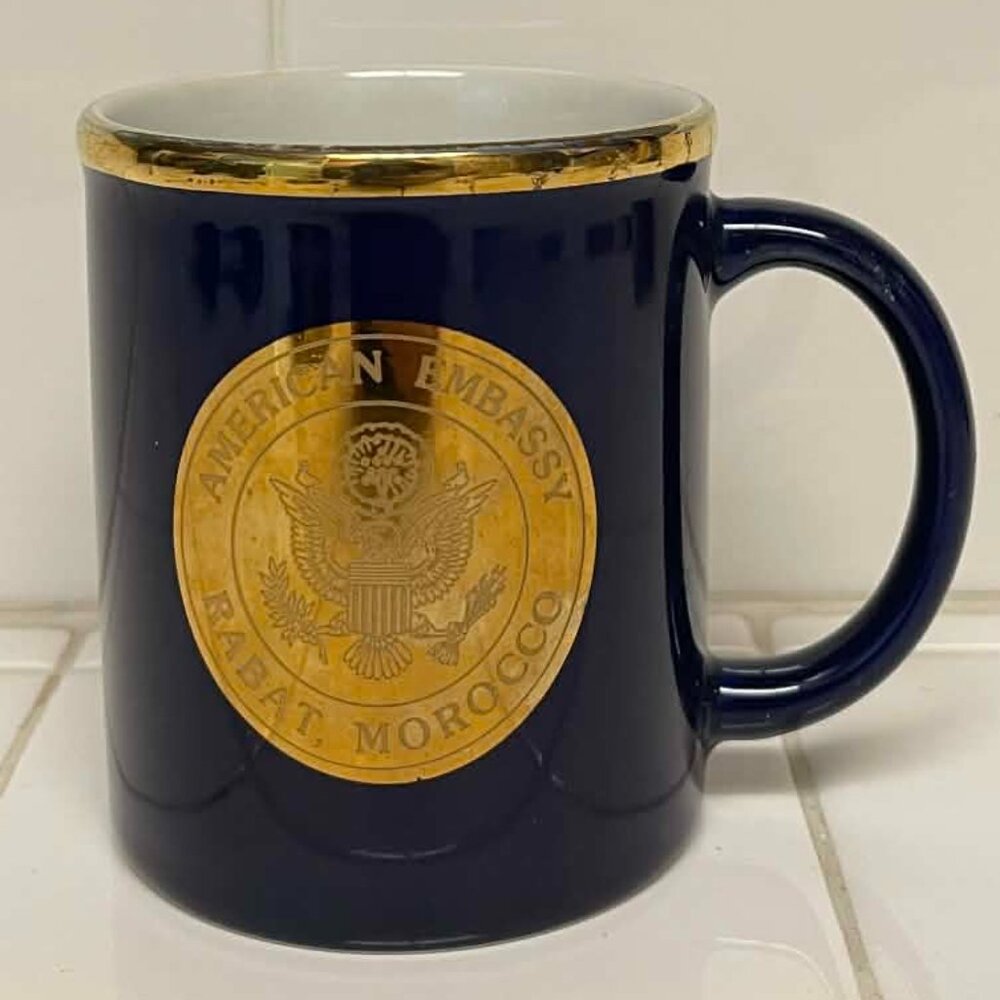American Embassy mug